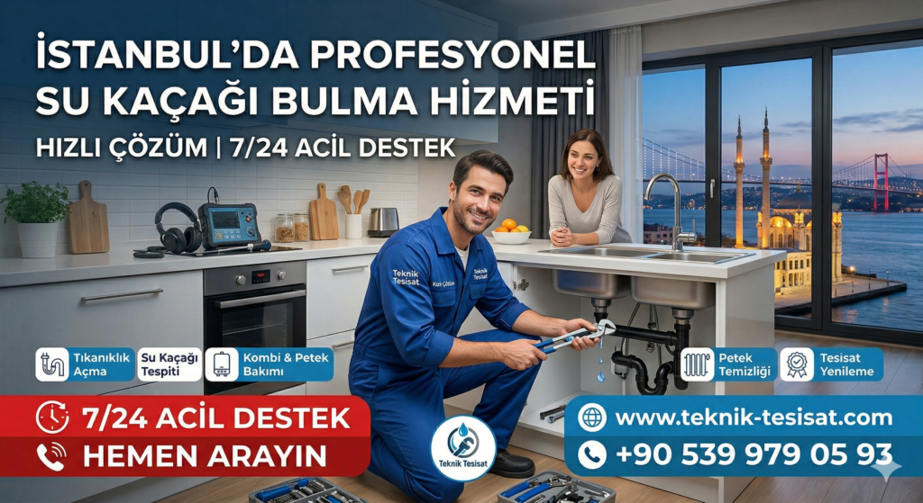 Su kaçağı bulma - İstanbul